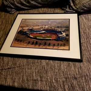 1/1 LA Dodgers Stadium Police Helicopter Photo